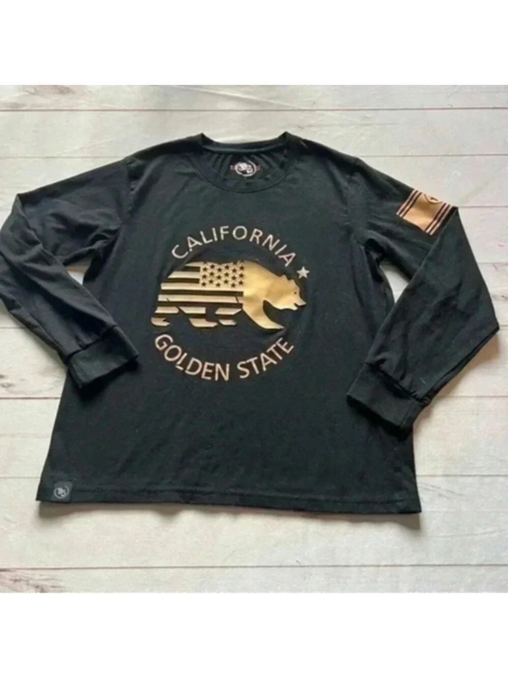 Brooklyn Standard California Golden State Bear T-Shirt Bear Flag Shirt U…